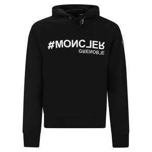 Moncler Grenoble Men Logo Cotton Hoodie